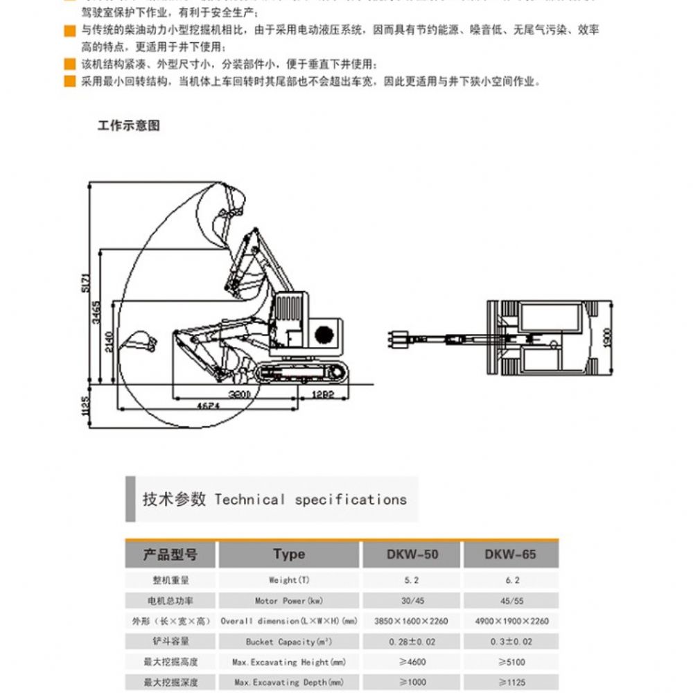 CSW-65礦用電動挖掘機